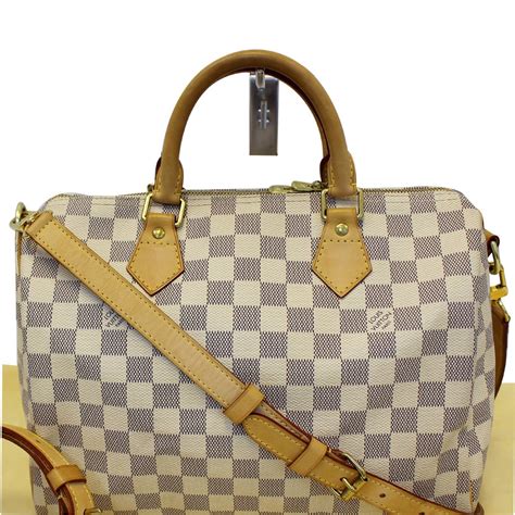 louis vuitton bag speedy 30 damier|speedy 30 damier with strap.